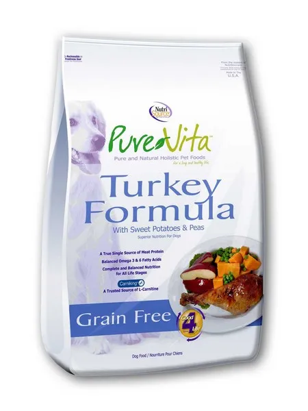 25 Lb Nutrisource Purevita  Grain Free Turkey & Sweet Potato Entree Dog - Astro Sale